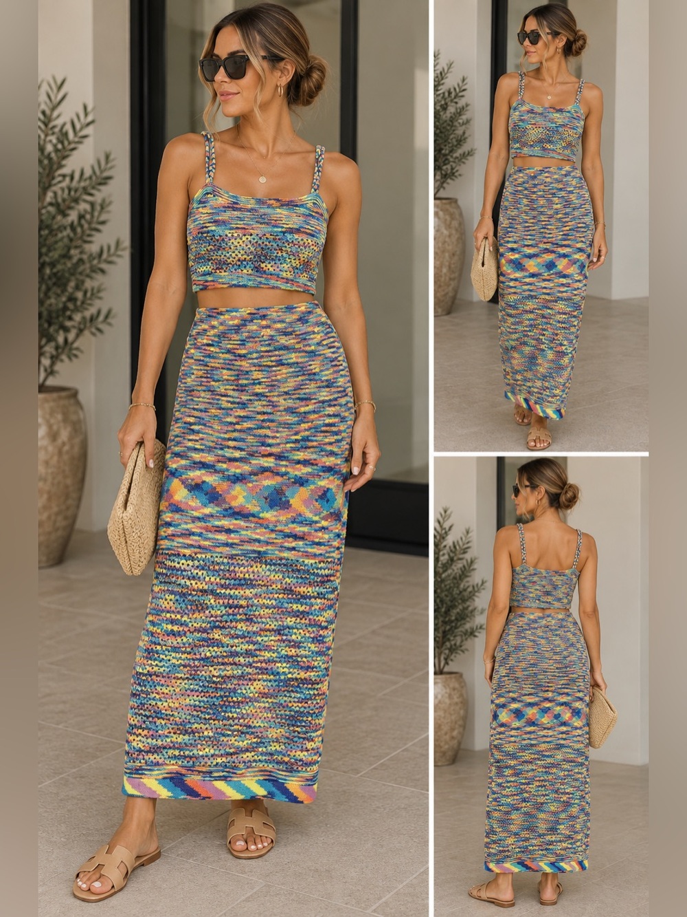 Vici Multicolor Knit Set